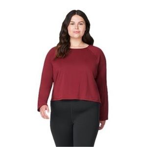 FWD Women’s Plus Size Push Active Flow Long Sleeve Shirt, Size 1X, Never Worn